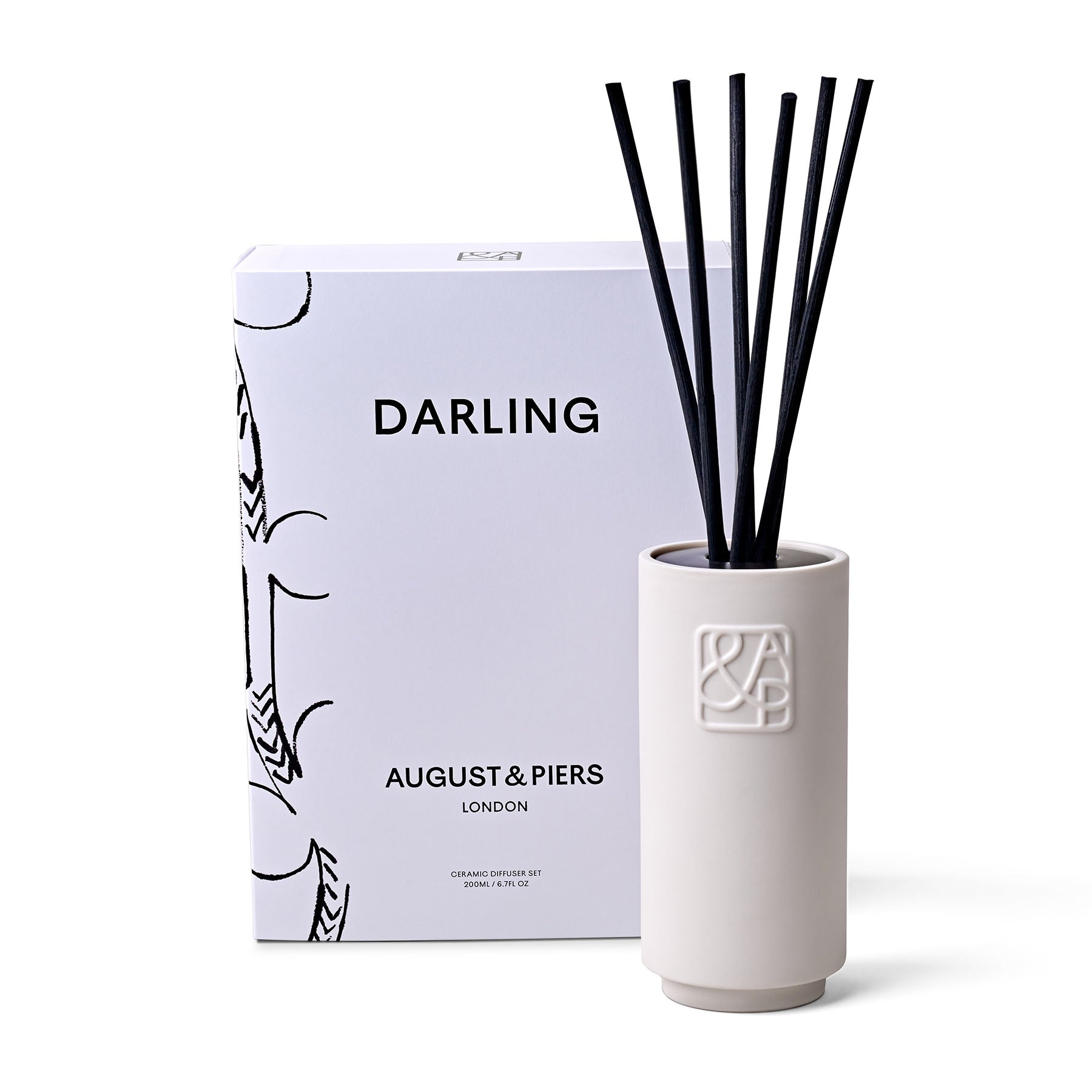 August & Piers Darling Ceramic Diffuser Set