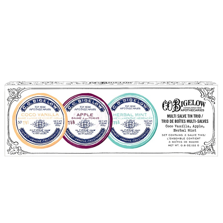 C.O. Bigelow Lip Salve Tin Trio