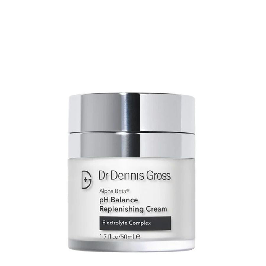 Dr Dennis Gross pH Balance Replenishing Cream jar on a white background