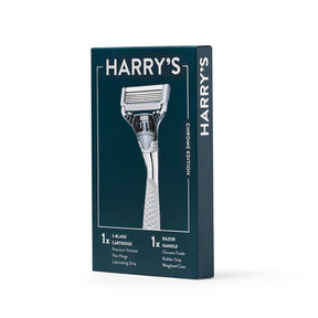 Harrys Men's Chrome Edition Razor and Blade