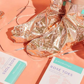 Patchology Rosé Toes Renewing Foot Mask