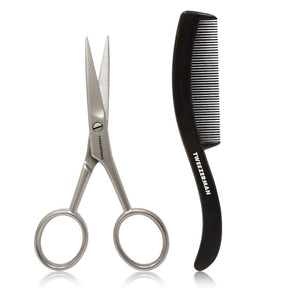 Tweezerman Moustache Scissors & Comb