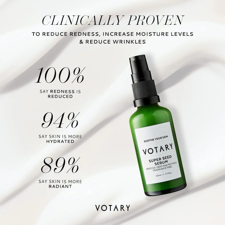 VOTARY Super Seed Serum, Brokkolisamen &amp; Peptide | 50ml