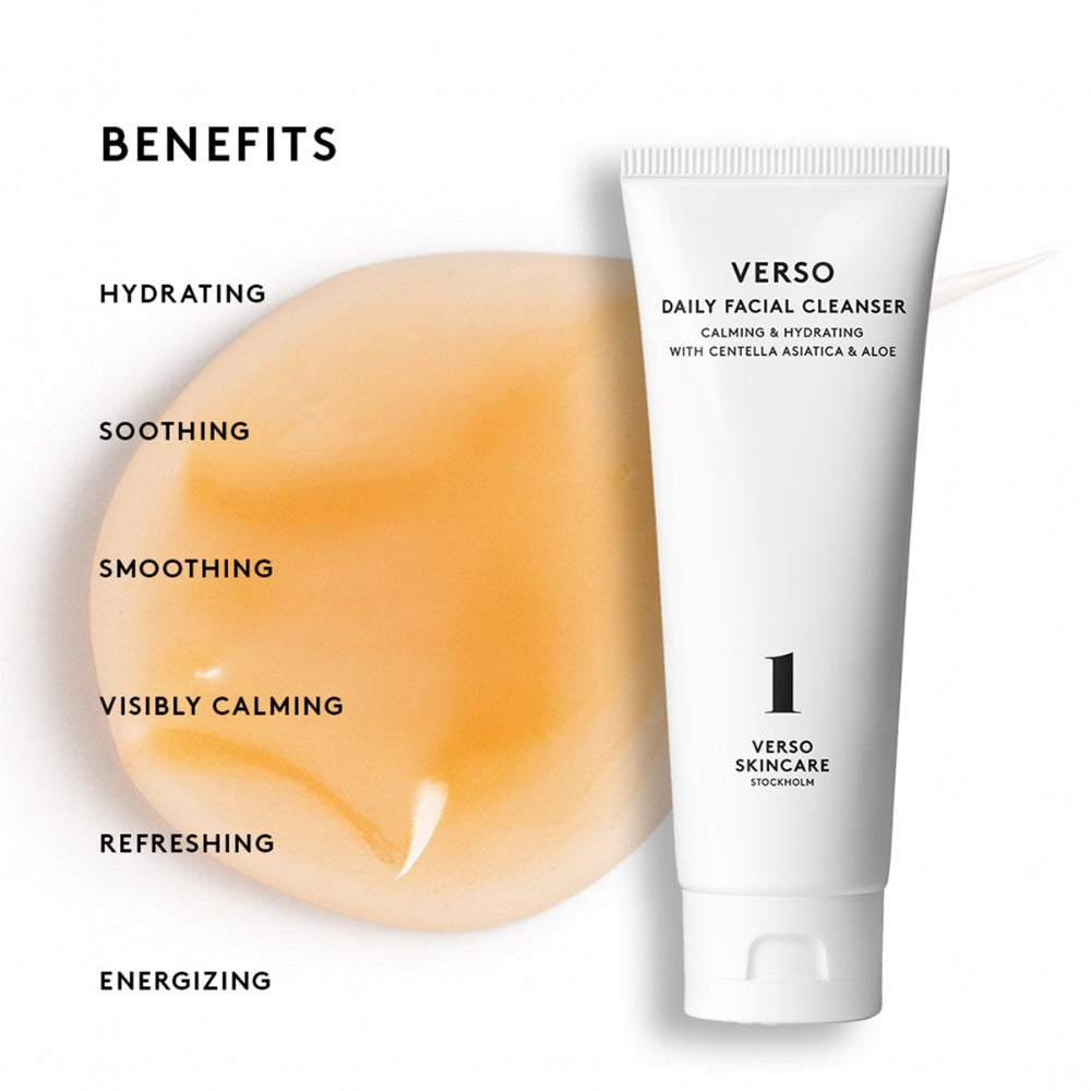 Verso Daily Facial Cleanser benefits