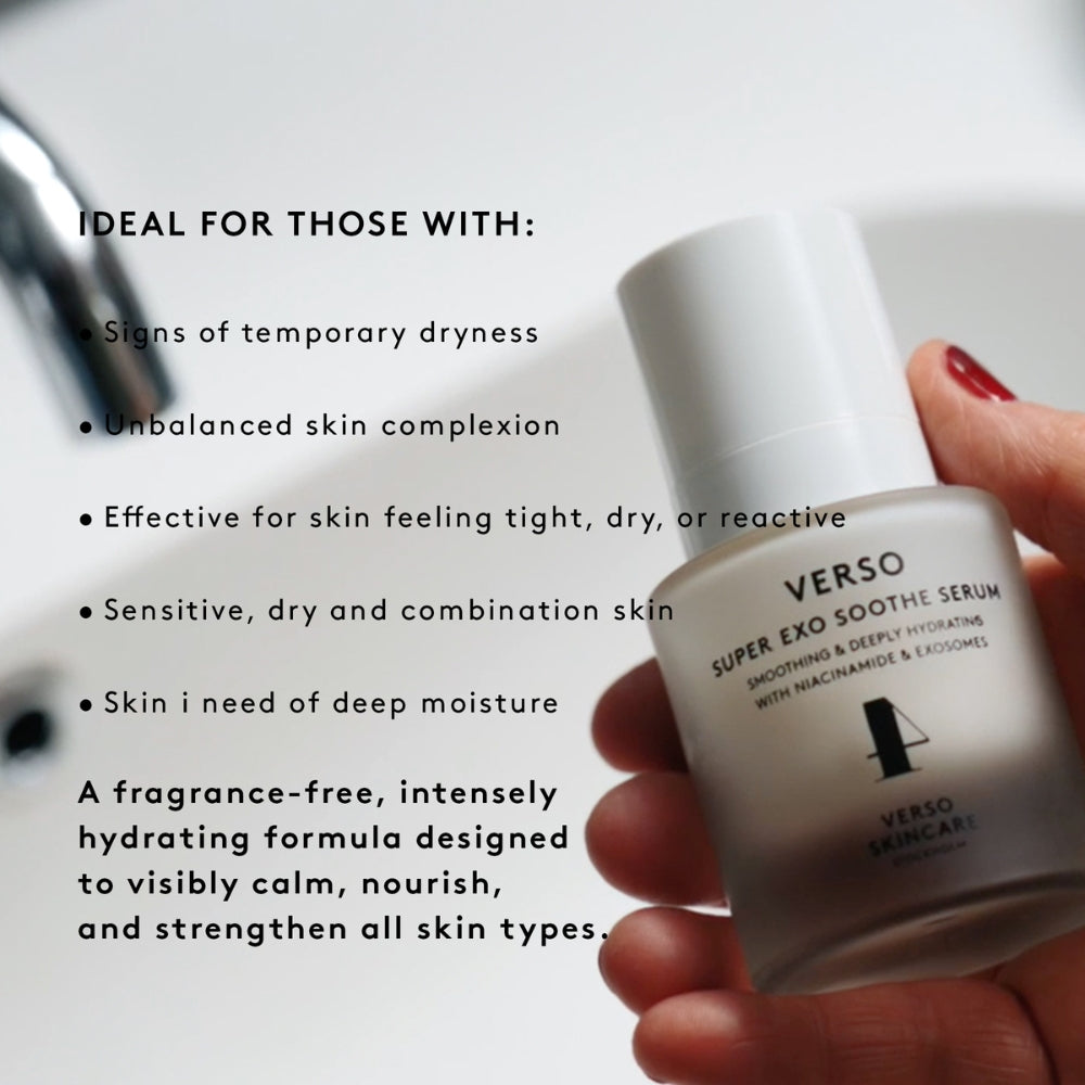 Verso Super Exo Soothe Serum who it is for