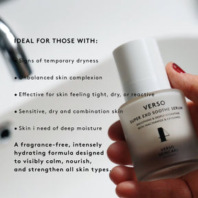 Verso Super Exo Soothe Serum who it is for
