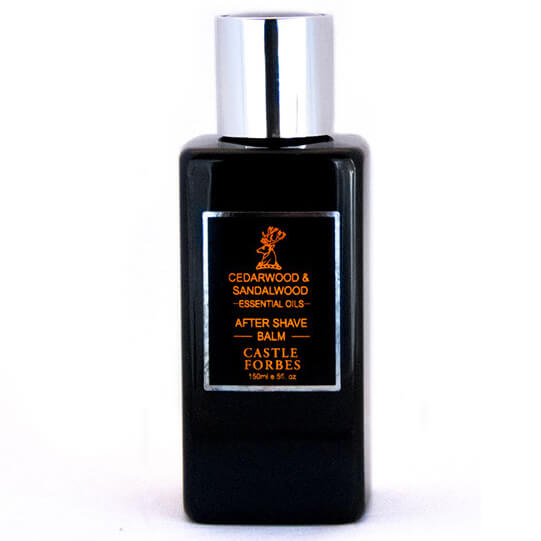 Castle Forbes Cedarwood Sandalwood Aftershave Balm - bottle