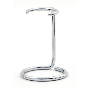 D R Harris Chrome Shaving Brush Drip Stand